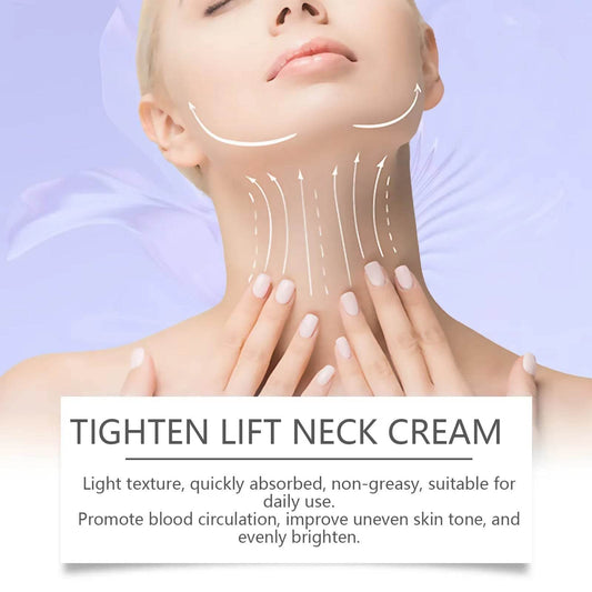 Tighten Lift Neck Cream Lightens Fine Lines Brightens Firms Nourishes Neck Cream Lightening Smoothing Moisturizer Neck Cream - My Chroma Cart