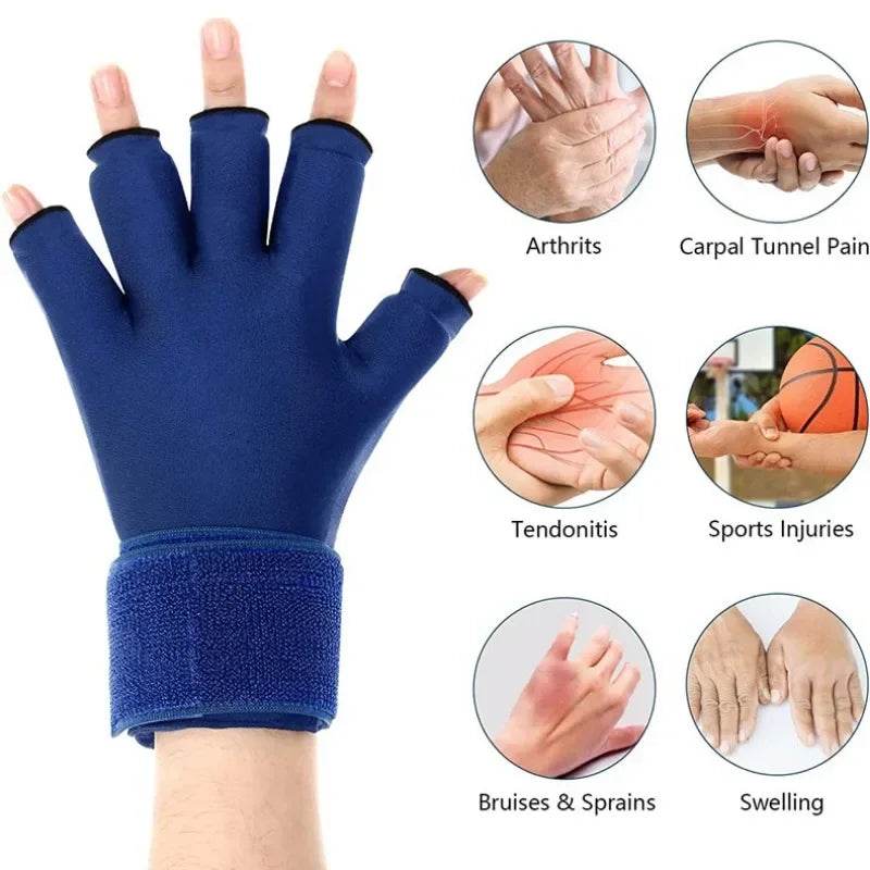 Icing Finger Steam Pack Hot Pressing Hand Wrist Icepack with Adjustable Wrist Strap Reusable for Men and Women One Gel Cold Pack - My Chroma Cart