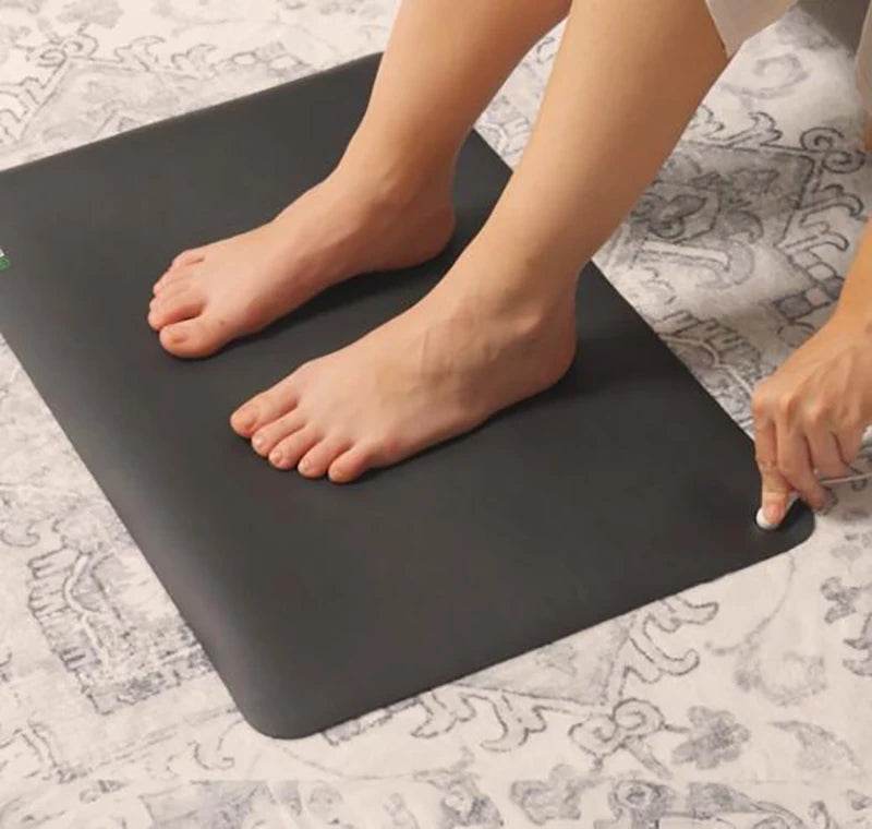 Earthing Mat with Wristband Soft PU Grounding Mat Pad Healthy Balance for Anxiety Relief & Better Sleep Earth Connected Therapy - My Chroma Cart