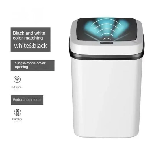 13L Touchless Automatic Sensor Trash Can for Home