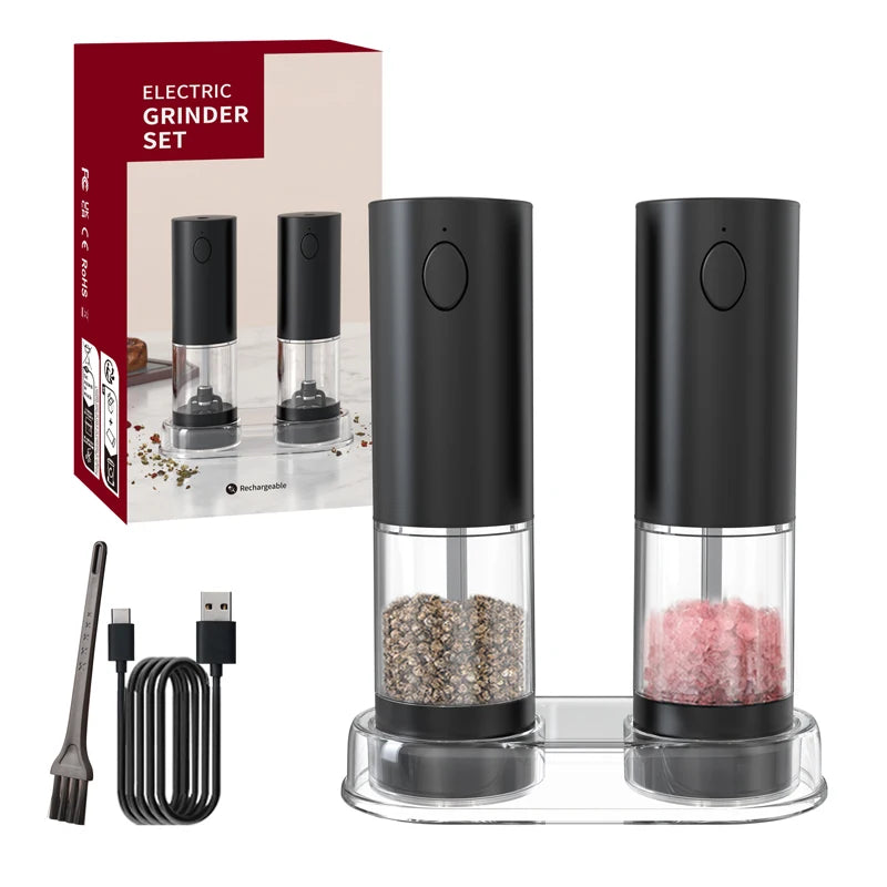USB Rechargeable Electric Pepper Grinder