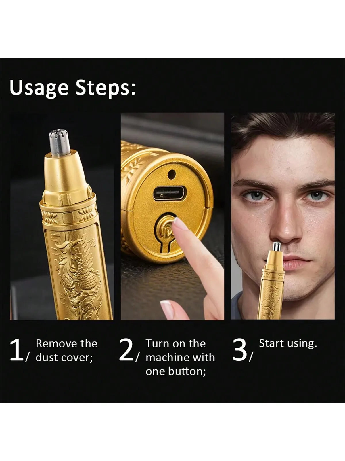 Ear & Nose Hair Trimmer for Men