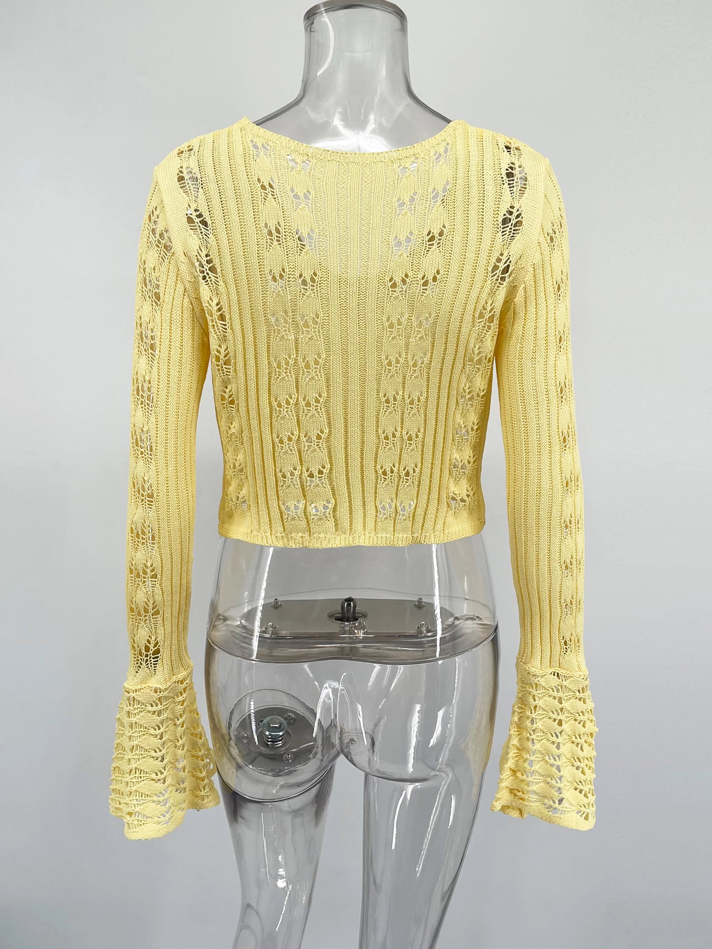 Tuularose Knitted V-Neck Top