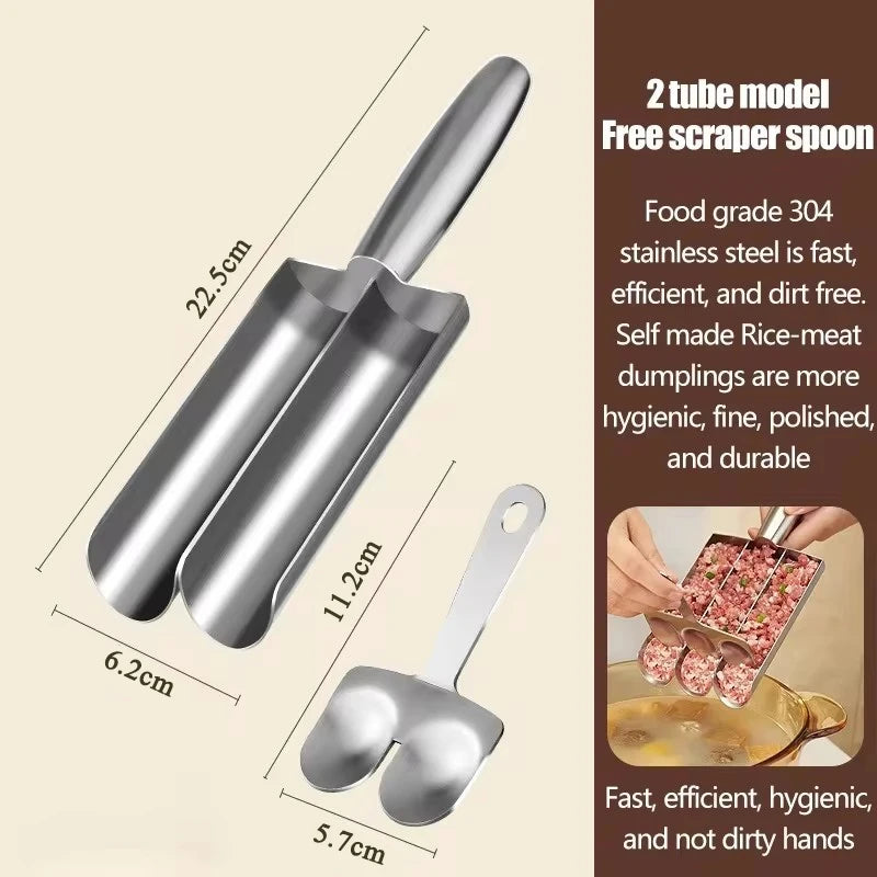 304 Steel Meatball Scoop Mold Rice Dumpling Tool