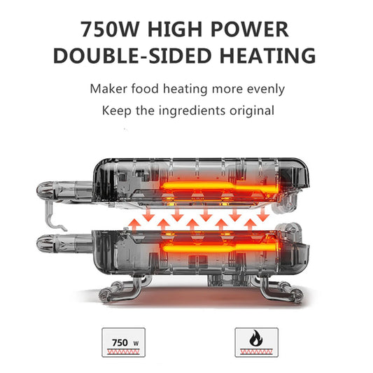 6-Hole Hot Dog Maker Breakfast Machine