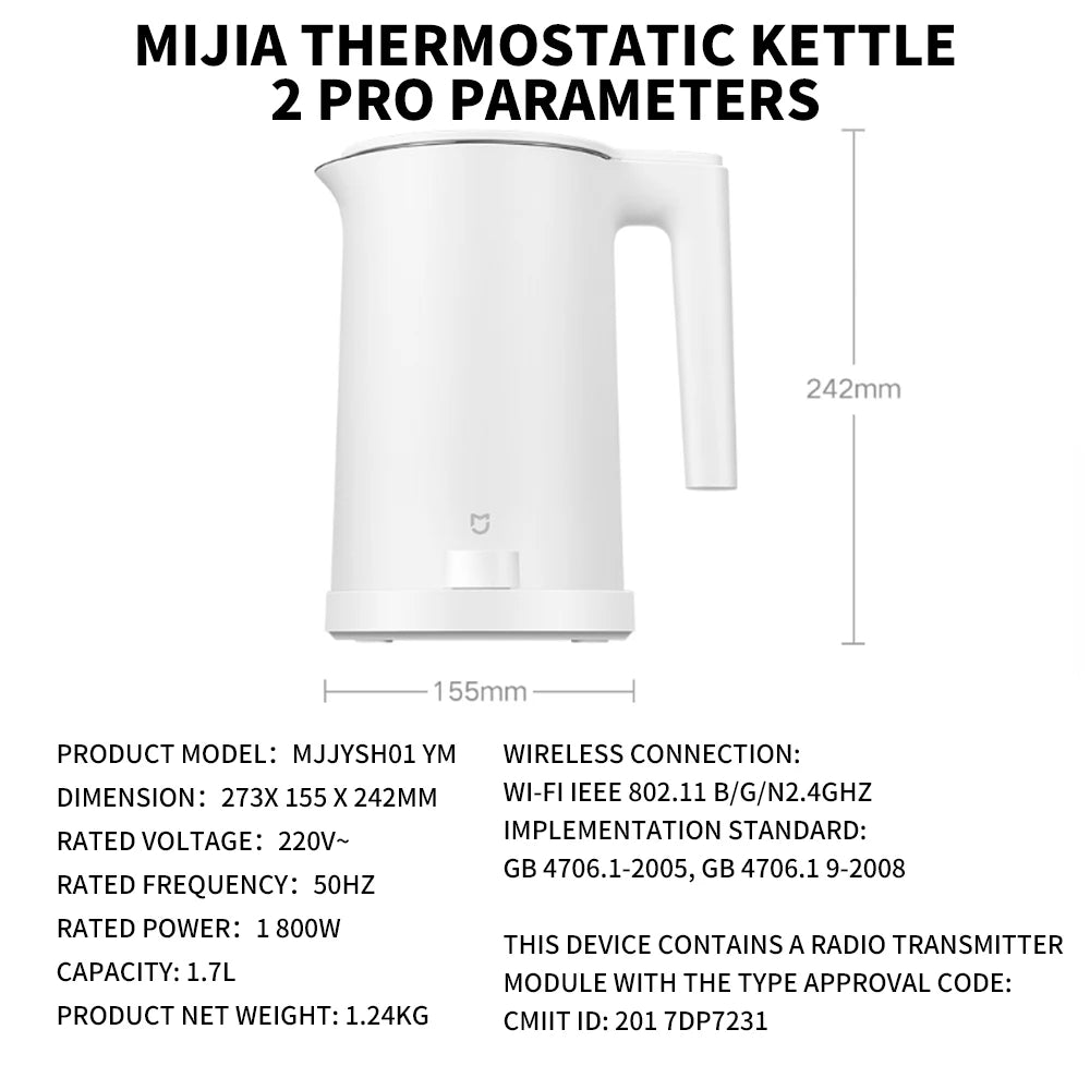 XIAOMI MIJIA Smart Kettle 2 Pro