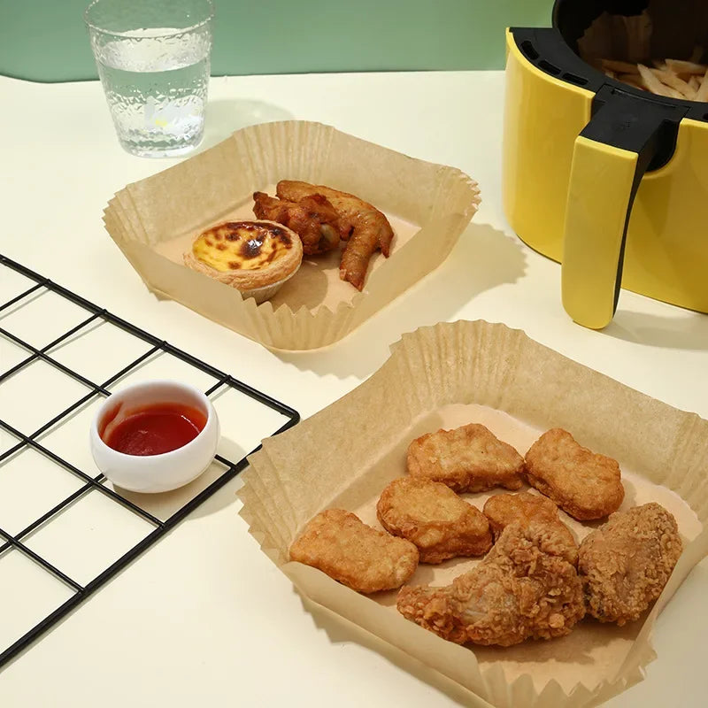 50pcs Disposable Air Fryer Paper Liners