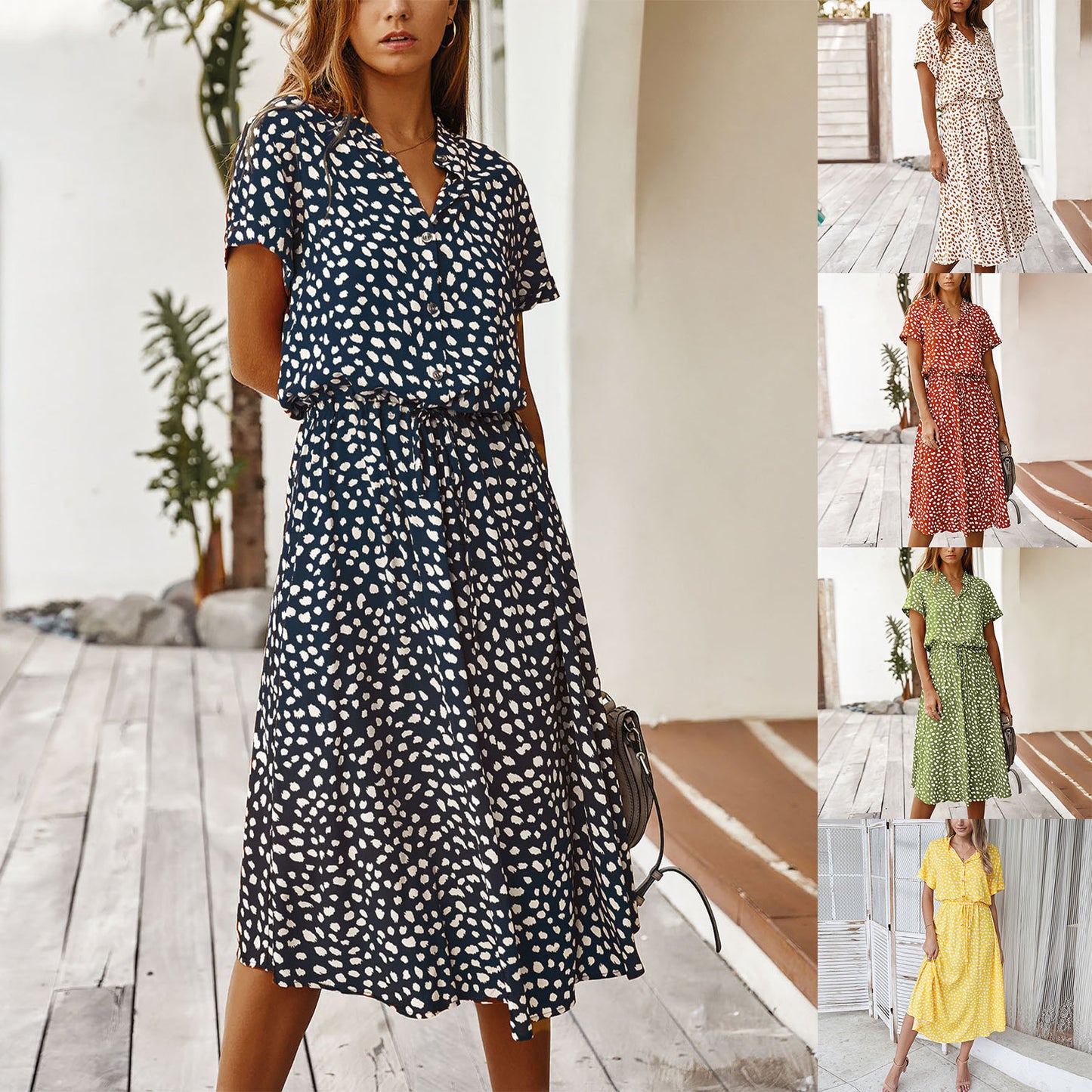 Women’s Polka Dot Summer Dress