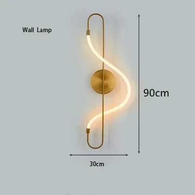 Nordic Gold LED Chandelier Dining Light