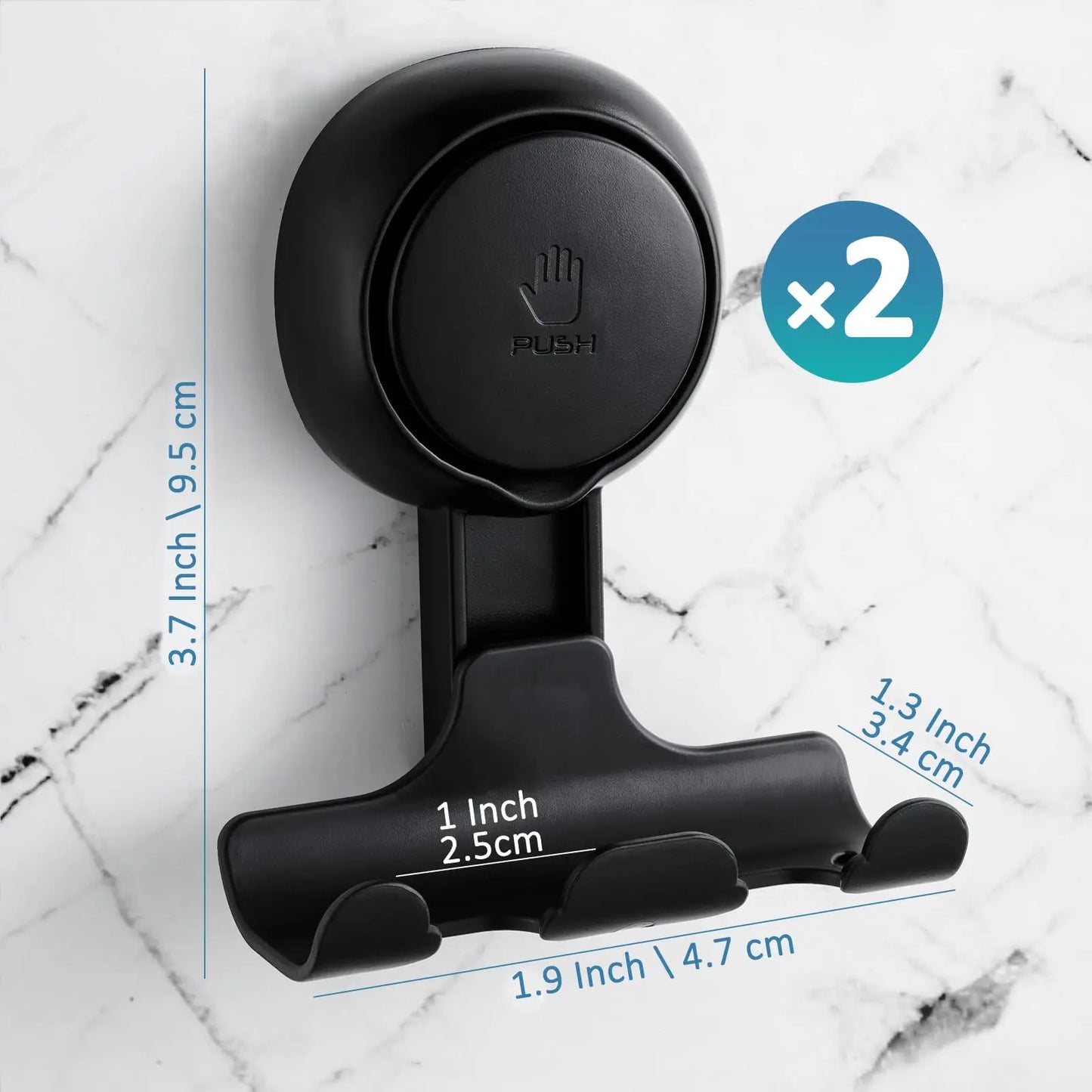 TAILI Suction Cup Shower Razor Hooks