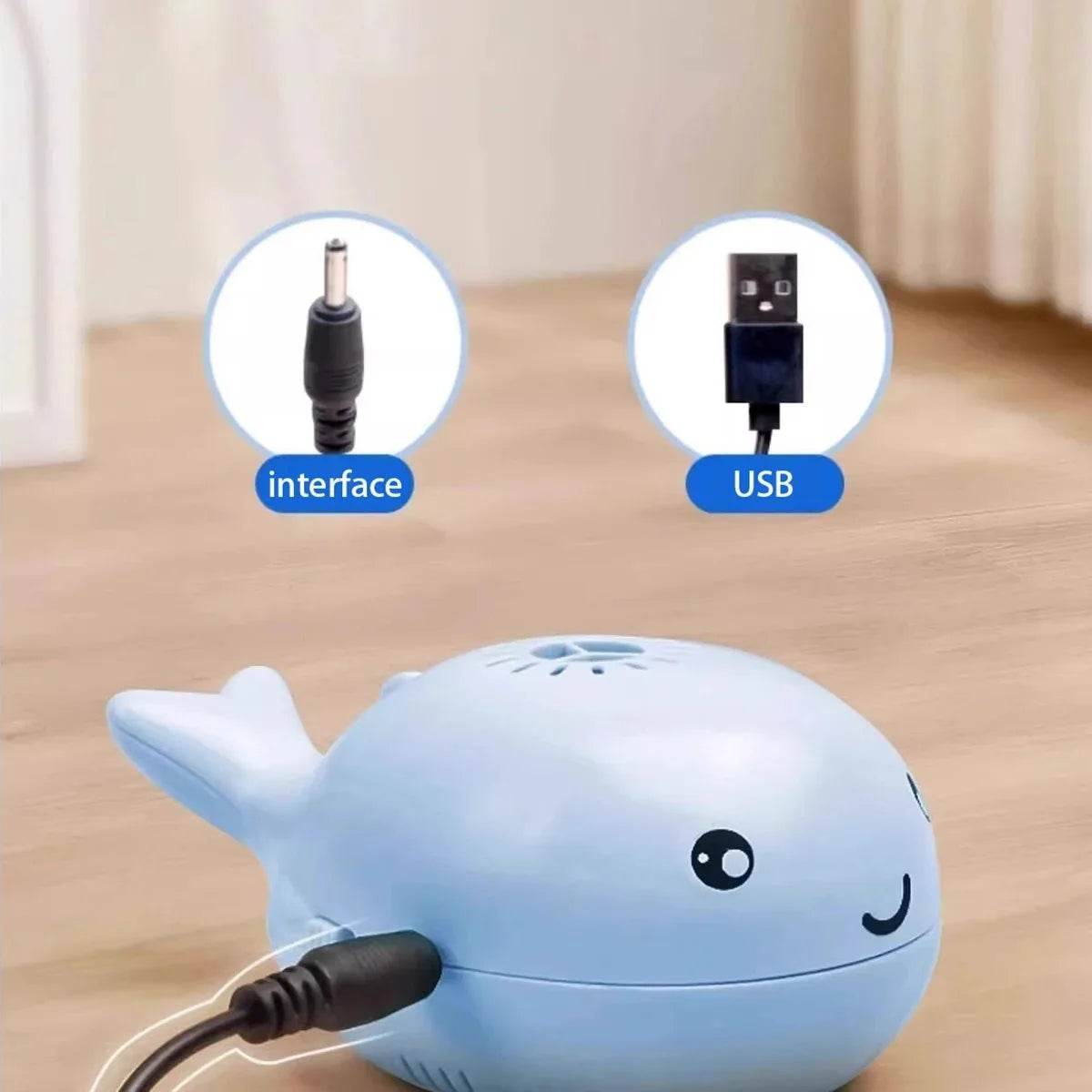 Cat Electric Toy Portable Floating Ball Cat Toys USB-powered Kitten Interactive Playing Ball Toys Cartoon Training Toy for Cat - My Chroma Cart