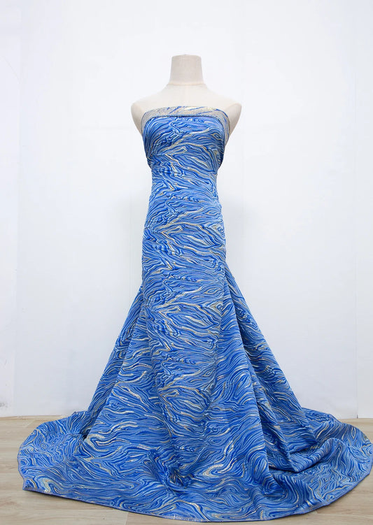 African Brocade Lace Fabric – 5 Yards