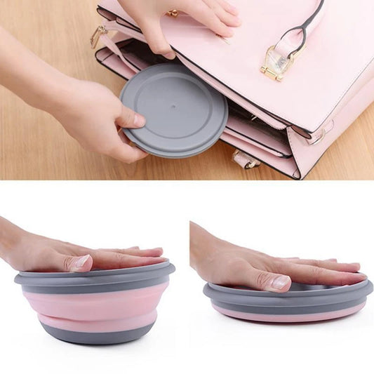 3pcs Silicone Folding Lunch Box with Lid