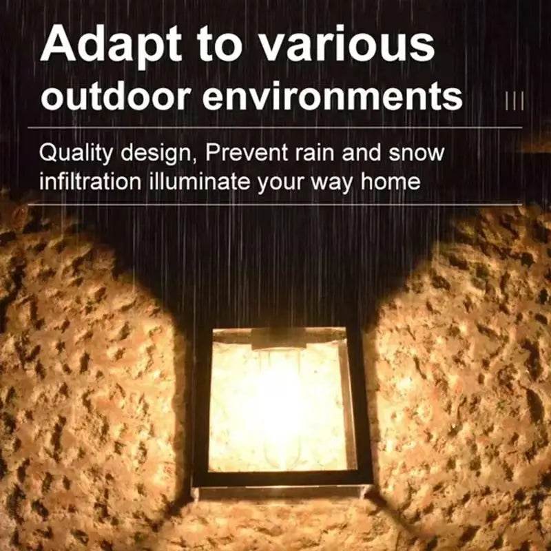 Powerful Outdoor Solar LED Street Light Waterproof Solar Lamp Garden Yard Pathway Wall Decoration External Lighting Fixture - My Chroma Cart