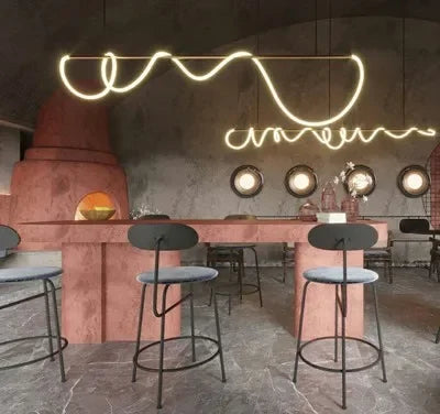 Nordic Gold LED Chandelier Dining Light