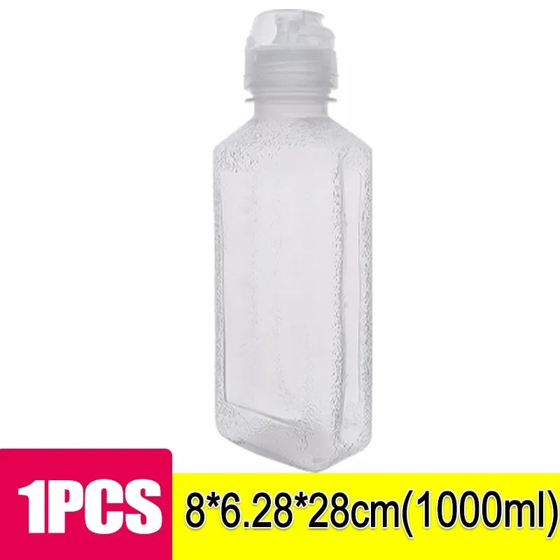 Plastic Oil Bottle Squeeze Condiment BBQ Dispenser