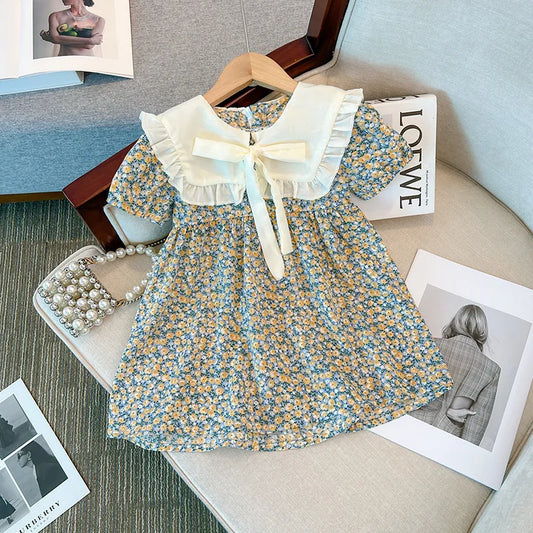 Baby Girl Floral Bow Dress