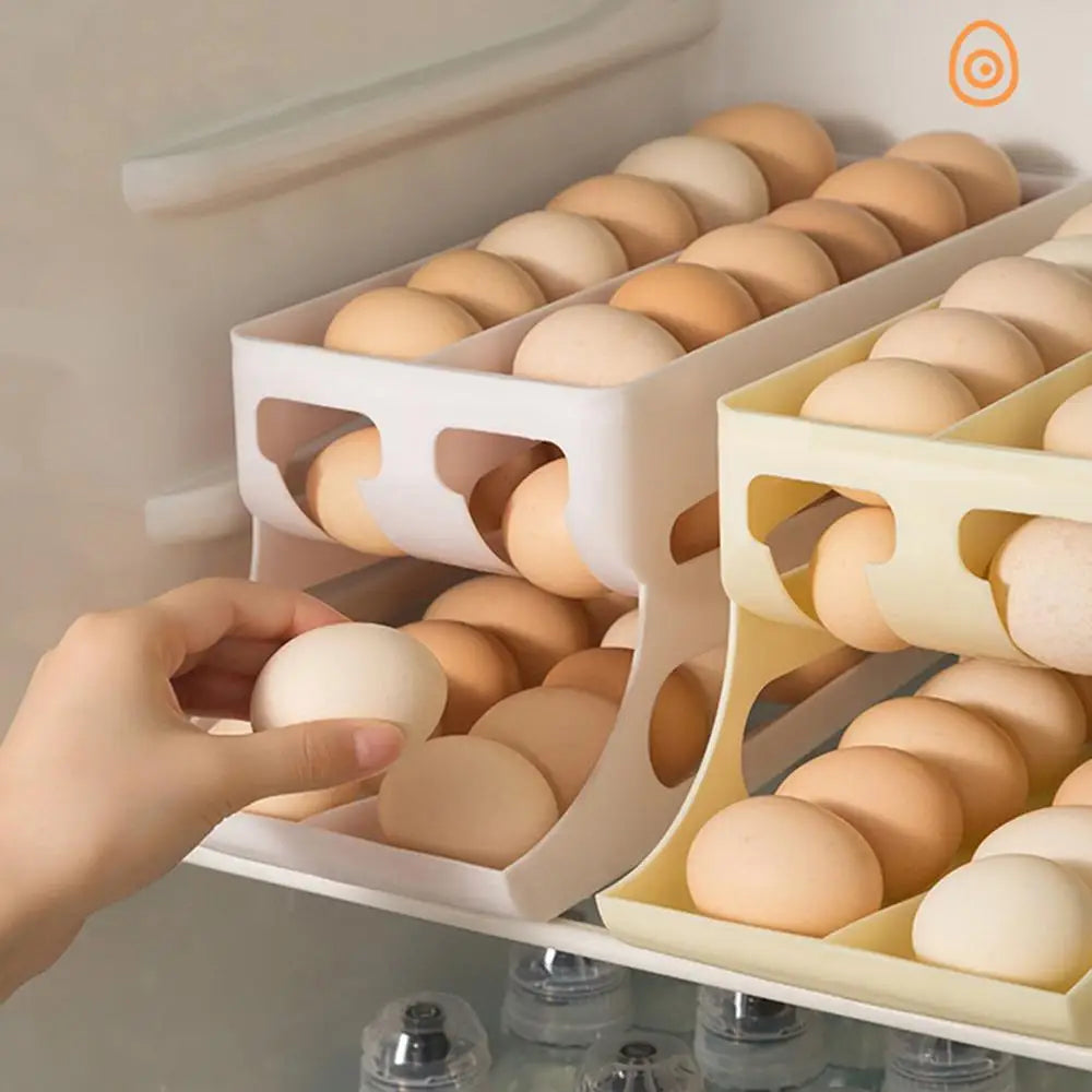 Automatic Rolling 3-Tier Egg Dispenser