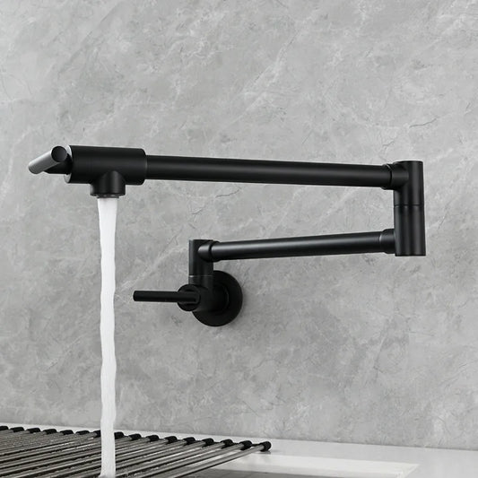 Wall Mounted Swivel Pot Filler Faucet