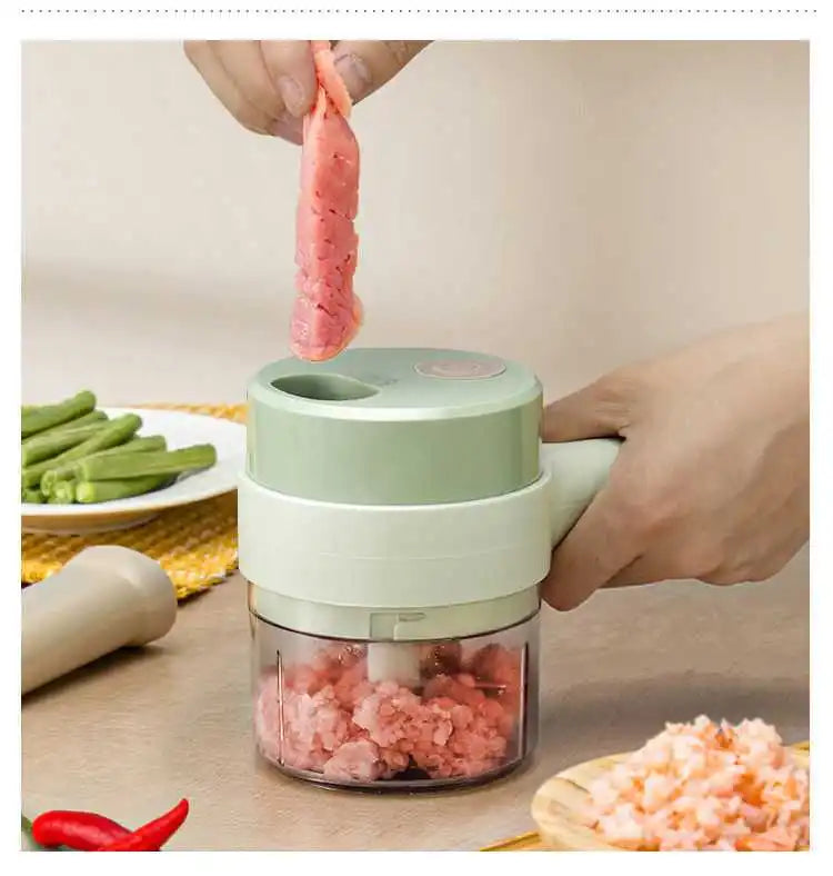 4-in-1 Electric Vegetable Cutter