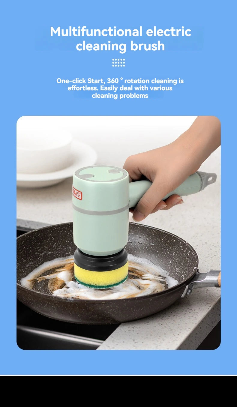 5-in-1 Electric Cleaning Brush for Kitchen