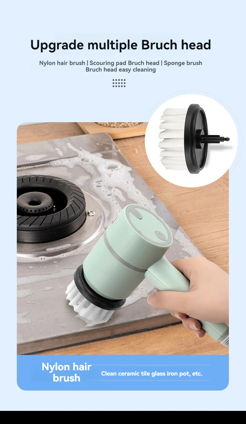 5-in-1 Electric Cleaning Brush for Kitchen
