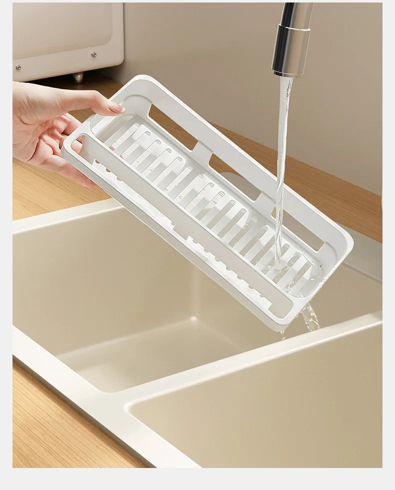 Sink Sponge Holder with Drainage Tray