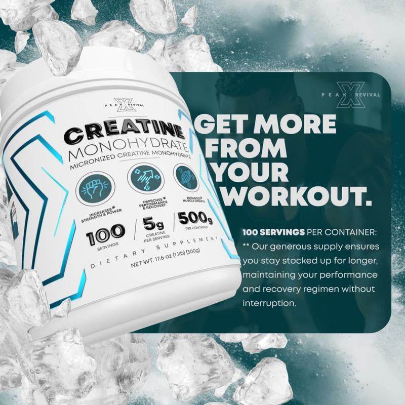 Creatine Monohydrate 100 Servings - My Chroma Cart