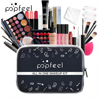 All in One Makeup Kit, Multipurpose Kit, Face Daily Makeup Kit, Cosmetic Starter Set, Makeup Gift Set for Women & Girls, Makeup Kit Set, Makeup Set, Makeup Bag, Eyeshadow Palette, Makeup Palette Set, Daily Makeup Kit, Makeup Bundle Box, Cosmetics Kit - My Chroma Cart