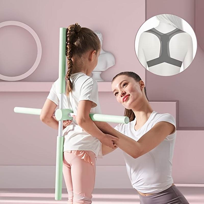 [Yoga Body Stick] Yoga Body Stick for Posture Correction, Shoulder and Neck Relief, and Open Back Training - Improve Flexibility and Balance with this Versatile Fitness Tool - My Chroma Cart
