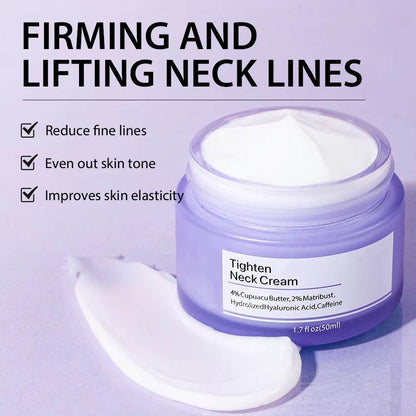 Tighten Lift Neck Cream Lightens Fine Lines Brightens Firms Nourishes Neck Cream Lightening Smoothing Moisturizer Neck Cream - My Chroma Cart