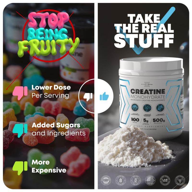 Creatine Monohydrate 100 Servings - My Chroma Cart