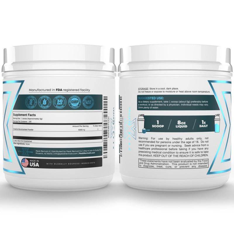 Creatine Monohydrate 100 Servings - My Chroma Cart