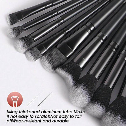 Black Makeup Tool Set, 36Pcs/Set Makeup Brush & Makeup Sponges & Powder Puffs & Headband & Wristbands, Makeup Accessories for Women, Cosmetic, Makeup Brushes, Makeup Tools Set, Makeup Brushes Kits - My Chroma Cart