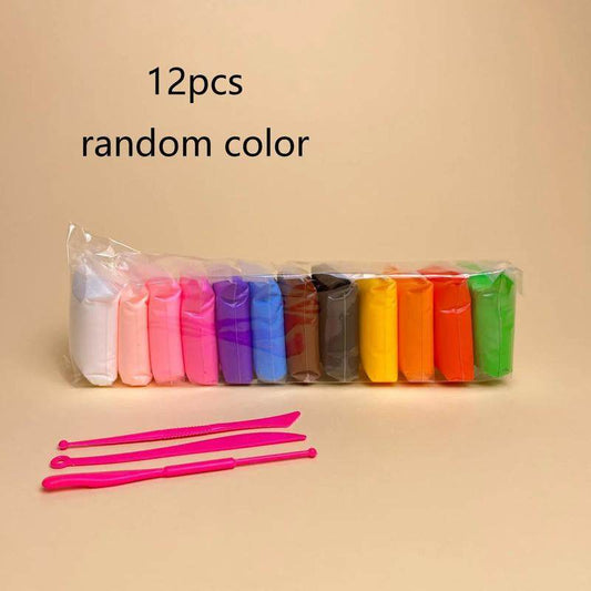 12/24/50 Color Air Dry Clay Set, Ultra Light Clay with Sculpting Tools, DIY Handicrafts - My Chroma Cart