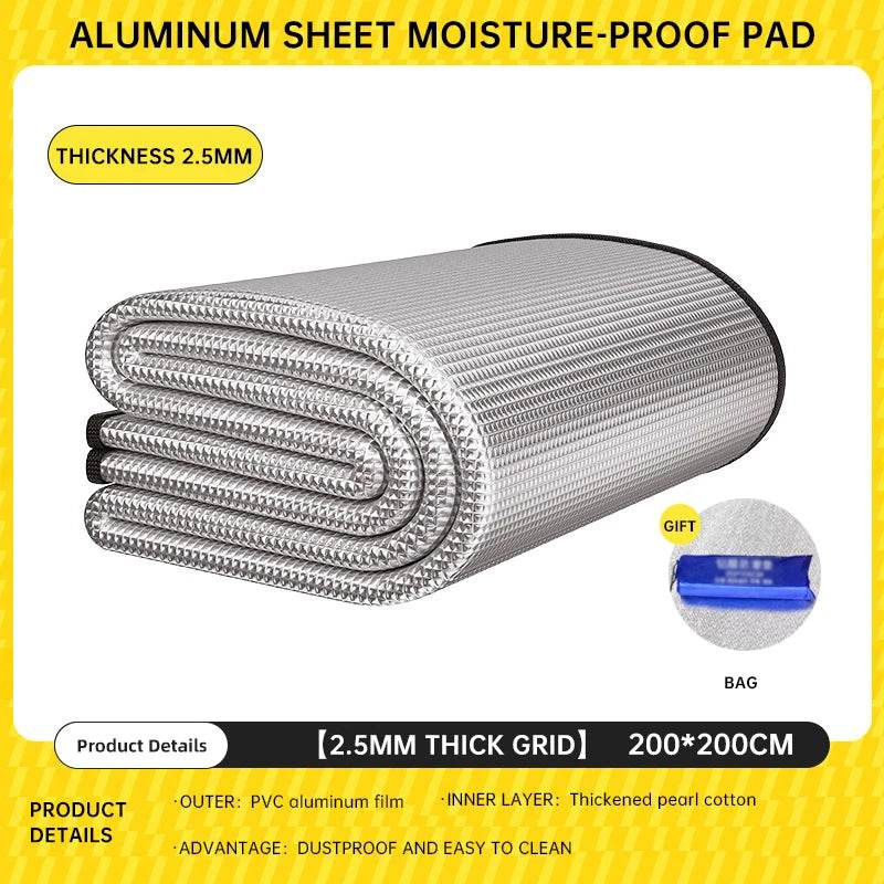 Outdoor Picnic Moisture-Proof Pad Double-Sided Thick Aluminum Film Waterproof Beach Mat Portable Tent Floor Mat Camping Mat - My Chroma Cart