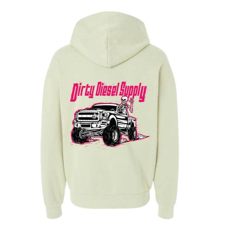 Dirty Diesel Supply 2011-2016 Ford F250 6.7 Red Powerstroke Hooded Sweatshirt - My Chroma Cart