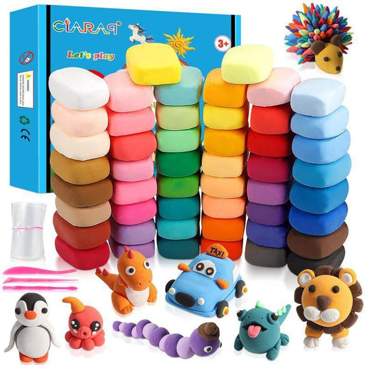 12/24/50 Color Air Dry Clay Set, Ultra Light Clay with Sculpting Tools, DIY Handicrafts - My Chroma Cart