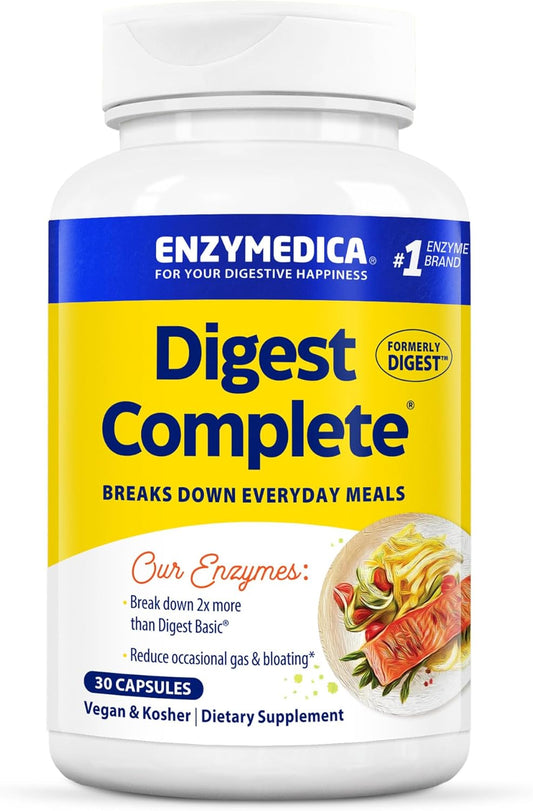 - Digest, Complete Digestive Enzyme Formula, 30 Capsules