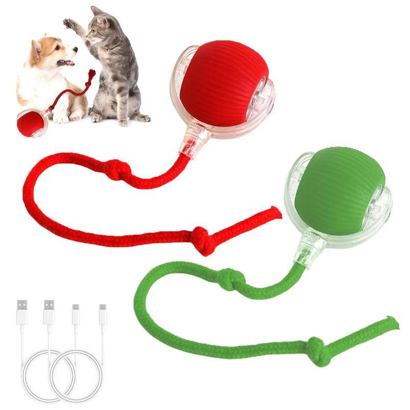 Interactive Cat Toy Ball: Automatically Rolling Electric Ball, Suitable for Indoor Cats/Dogs, Brings the Fun of Chasing Tails. Motion Sensing, Keeps Pets Busy and Enjoys Rich Sports Stimulation. Great Pet Gifts/Supplies. - My Chroma Cart
