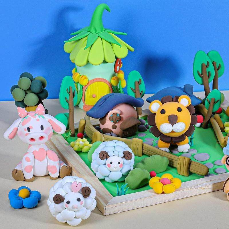 12/24/50 Color Air Dry Clay Set, Ultra Light Clay with Sculpting Tools, DIY Handicrafts - My Chroma Cart