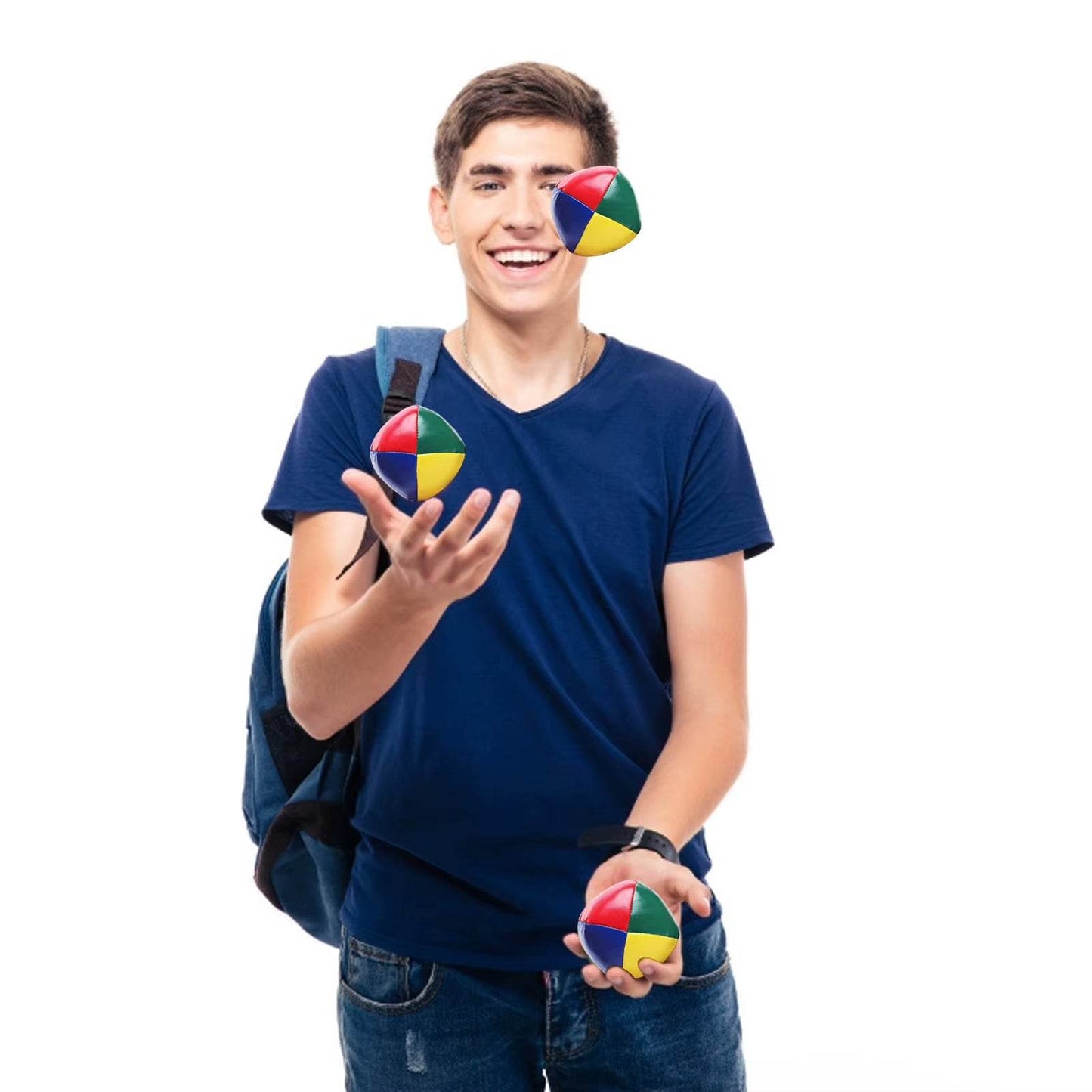 6PCS Smooth Durable Juggle Ball Juggling Balls Set for Beginners Learn to Juggle Beginner Kit Circus Children Kids Outdoor Toy - My Chroma Cart