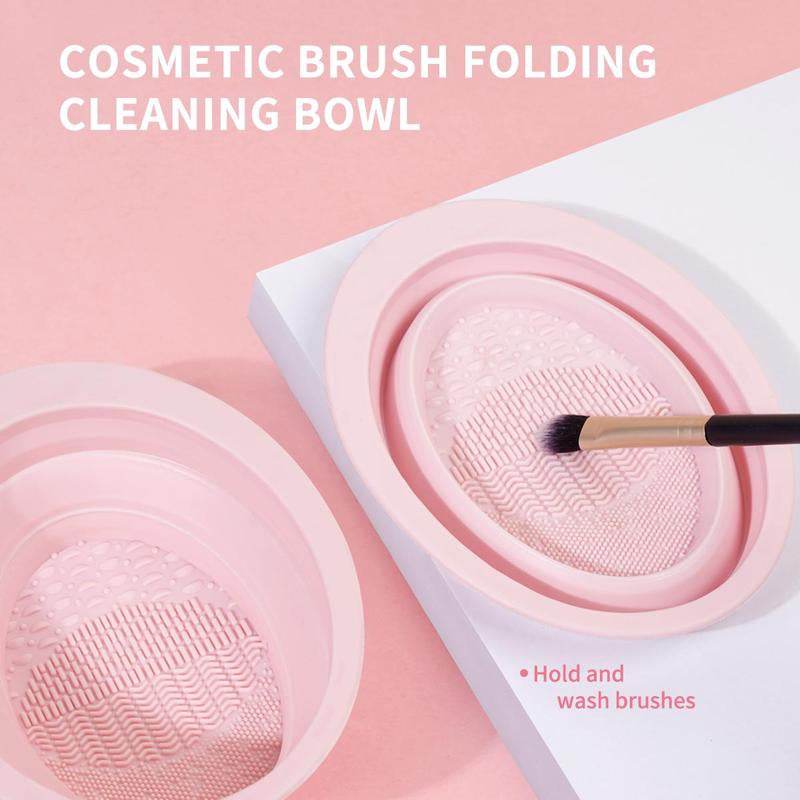 MAANGE Makeup Tool Set, 49Pcs/Set Soft Makeup Brushes, Beauty Sponge, Makeup Puffs, Face Wash Puff, Brush Cleansing Mat & Makeup Storage Bag, Makeup Tool Kit, Makeup Brush Full Set, Makeup Sponges, Cosmetic Tool - My Chroma Cart
