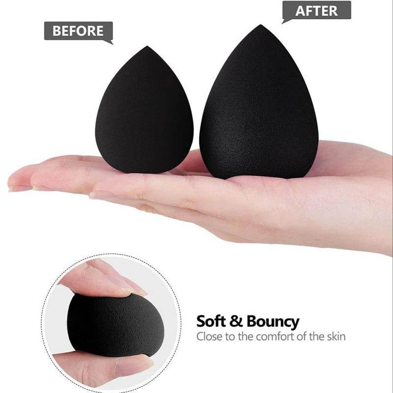 Black Makeup Tool Set, 36Pcs/Set Makeup Brush & Makeup Sponges & Powder Puffs & Headband & Wristbands, Makeup Accessories for Women, Cosmetic, Makeup Brushes, Makeup Tools Set, Makeup Brushes Kits - My Chroma Cart