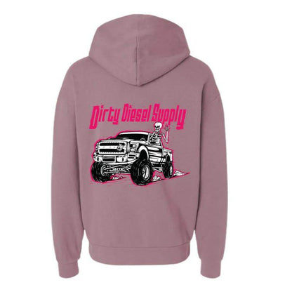 Dirty Diesel Supply 2011-2016 Ford F250 6.7 Red Powerstroke Hooded Sweatshirt - My Chroma Cart