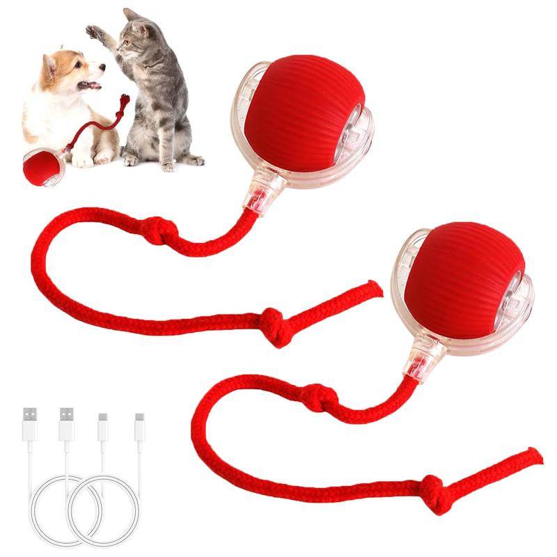 Interactive Cat Toy Ball: Automatically Rolling Electric Ball, Suitable for Indoor Cats/Dogs, Brings the Fun of Chasing Tails. Motion Sensing, Keeps Pets Busy and Enjoys Rich Sports Stimulation. Great Pet Gifts/Supplies. - My Chroma Cart