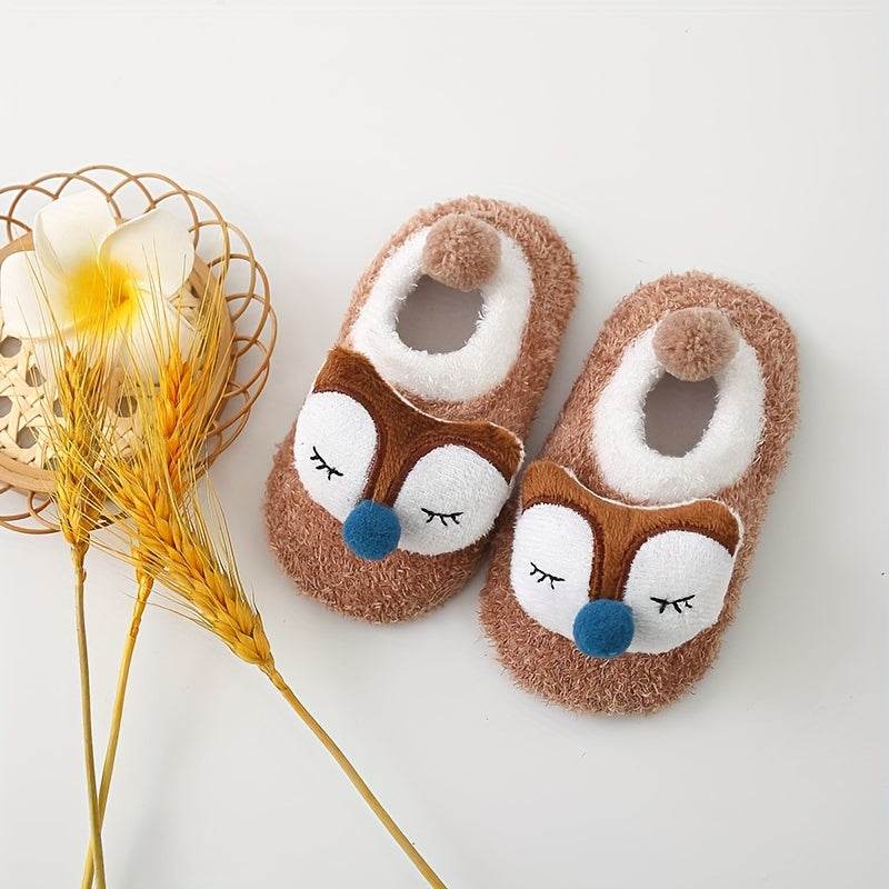 Girls Animal Cute Non-slip Socks - My Chroma Cart