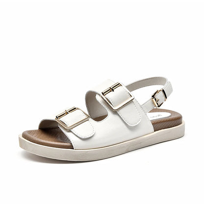 BeauToday Women Leather Sandals