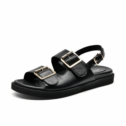BeauToday Women Leather Sandals