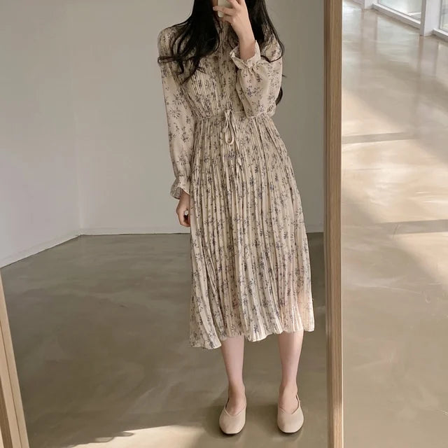 Women’s Floral Puff Sleeve Dress